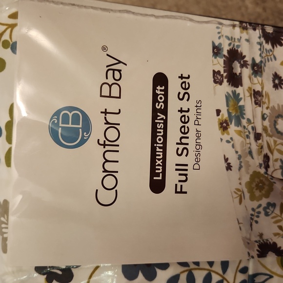 NWT Comfort Bay Full Sheet Set - Picture 2 of 7